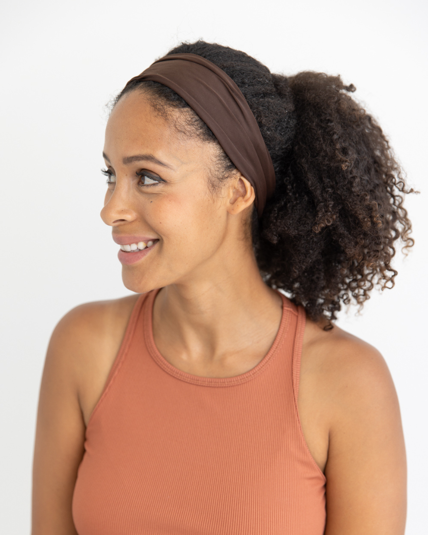 Brown Adjustable Headband