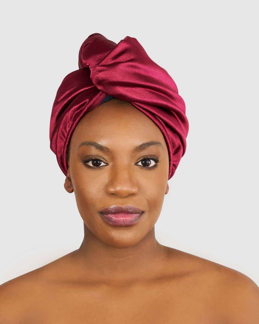 Turban Towel (Burgundy)