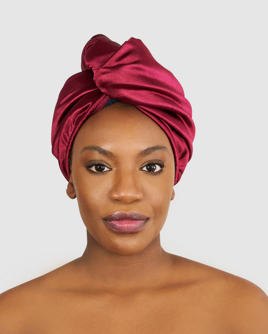 Turban Towel (Burgundy)