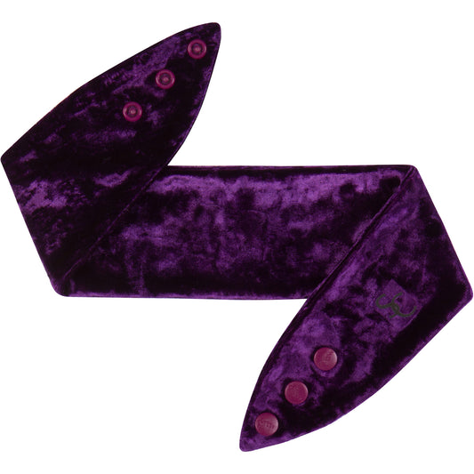 Purple Velvet Adjustable Headband
