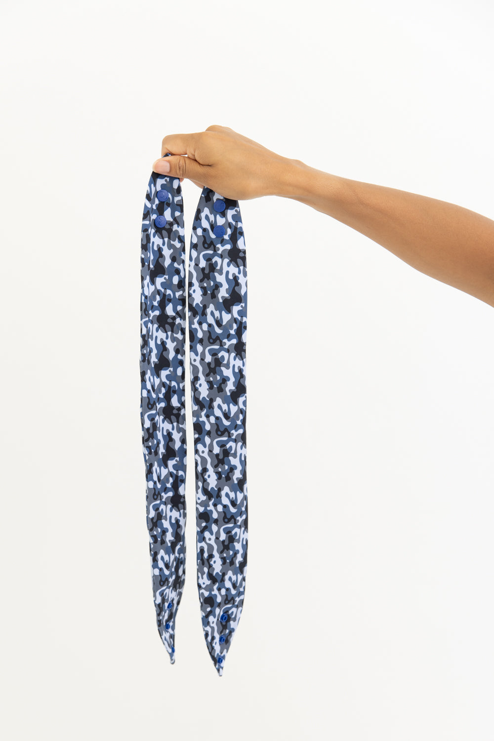 Blue Camouflage Adjustable Headband