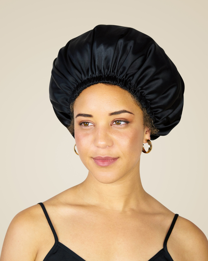 Satin Lined Adjustable Bonnet – SwirlyCurly