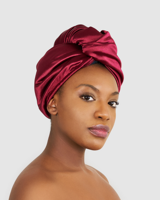 Turban Towel (Burgundy)