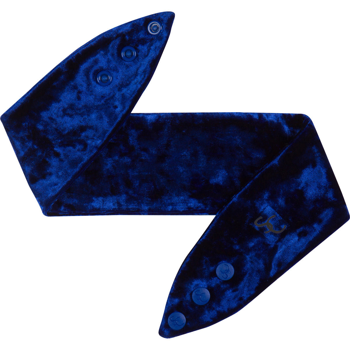 Blue Velvet Adjustable Headband