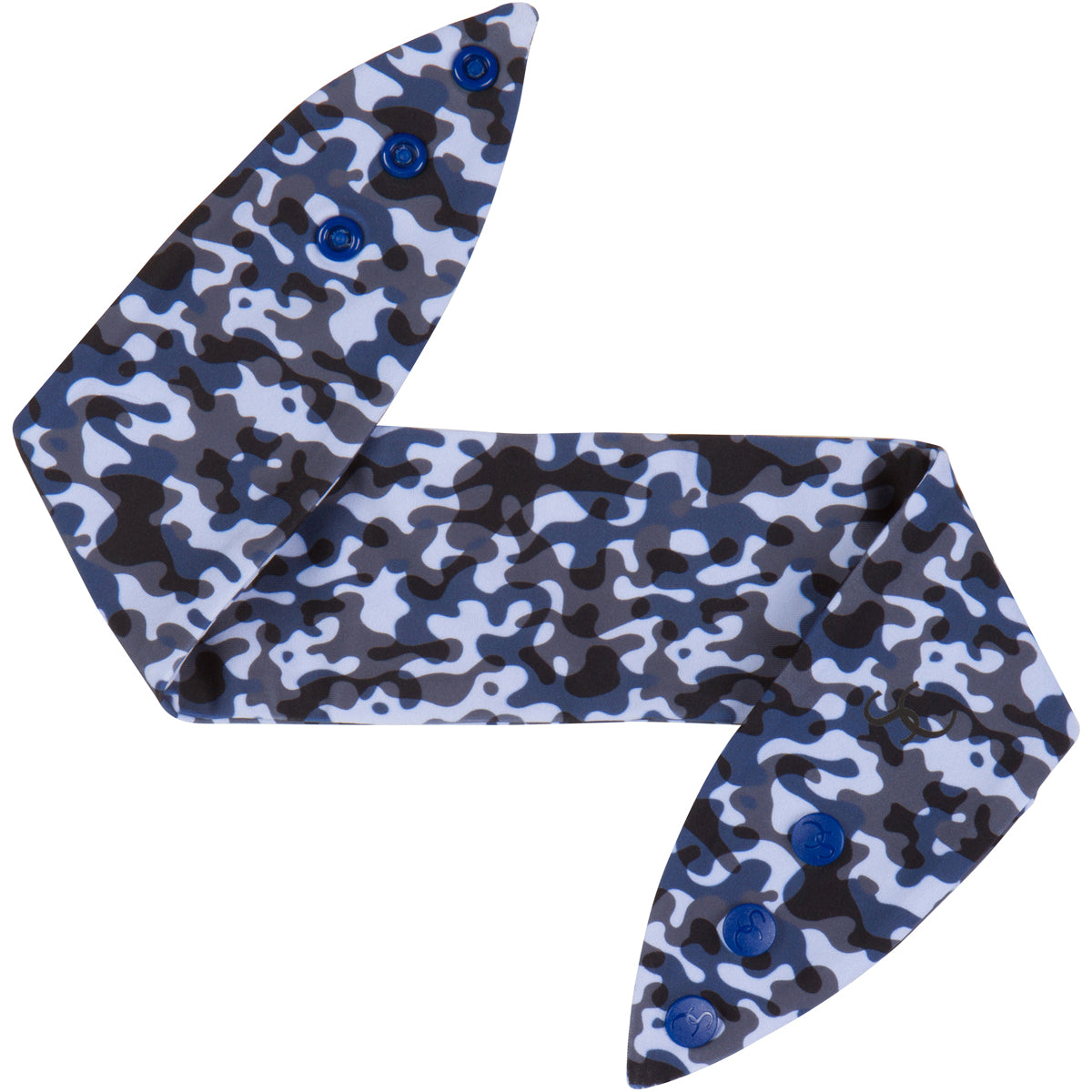 Blue Camouflage Adjustable Headband