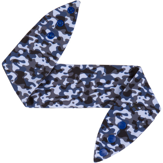 Blue Camouflage Adjustable Headband