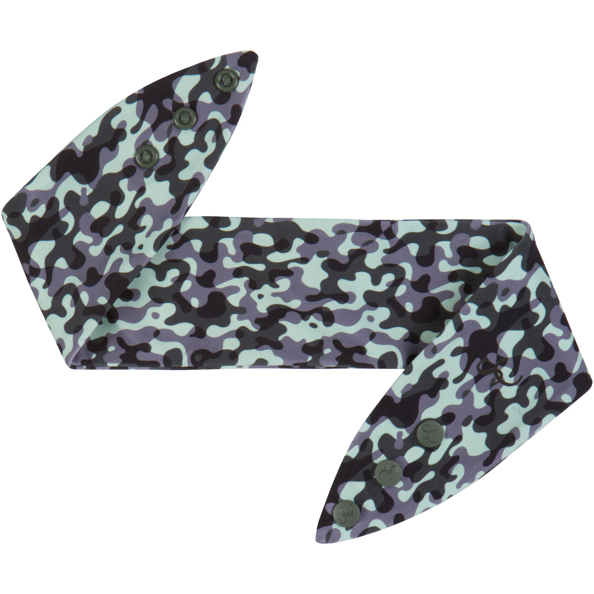 Green Camouflage Adjustable Headband